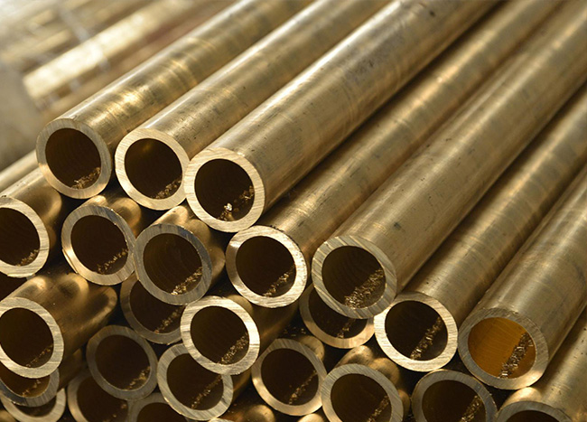 Straight copper tube