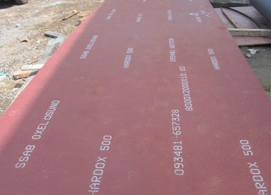 SSAB450 SSAB500 Hardox Wear Abrasion Resistant Steel Plate