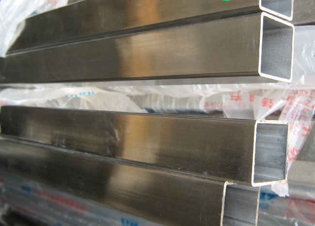 Stainless Steel Rectangular Pipe Hairline Surface 316 Stainless Steel Square Tube