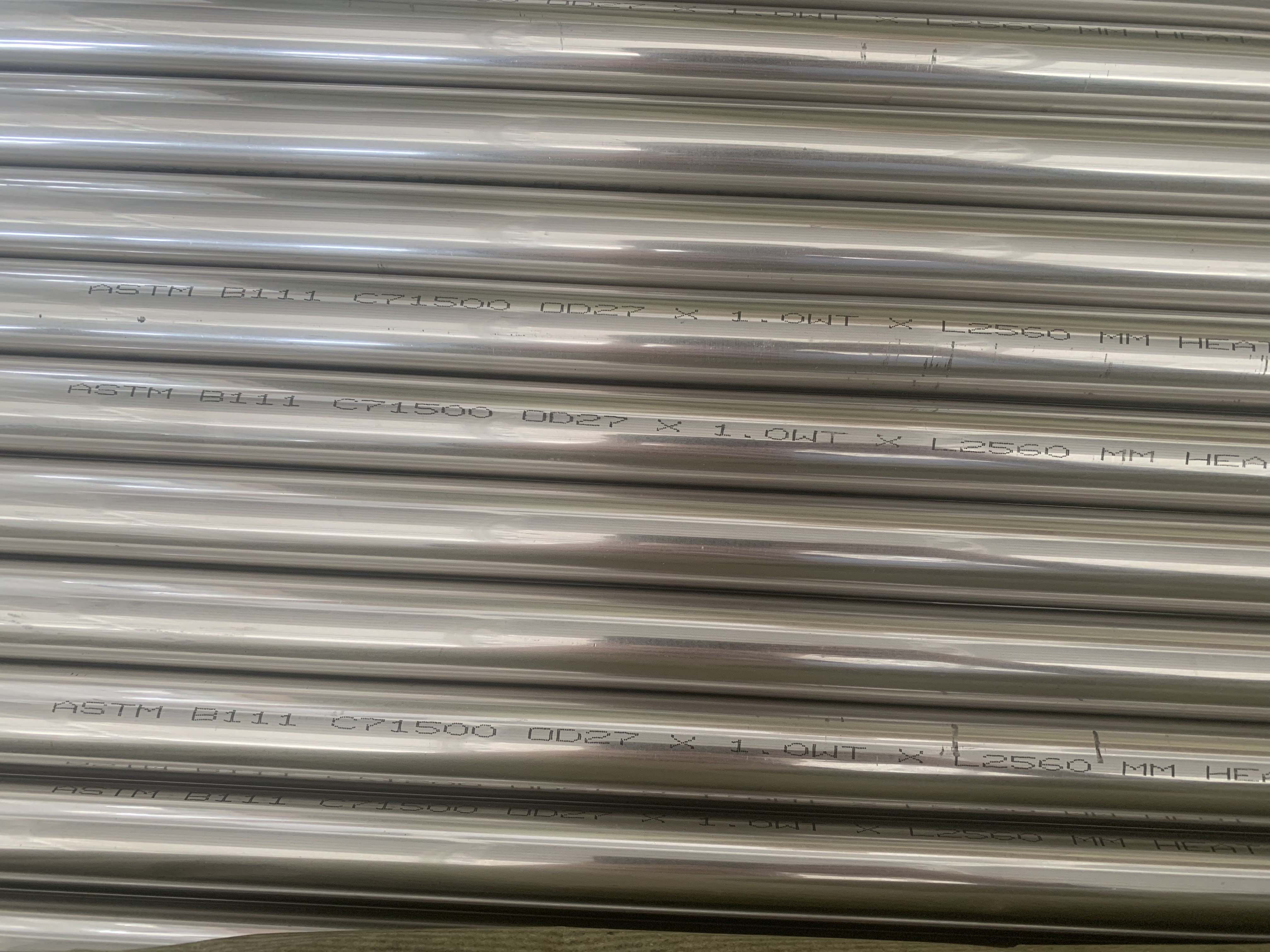 Heating Seamless Copper Nickel Pipe